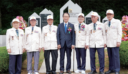 ‘조선대학교 6·25참전 호국영웅 명비’ 지방대학 최초 건립